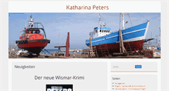 Desktop Screenshot of katharinapeters.com