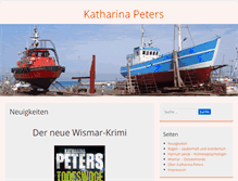 Tablet Screenshot of katharinapeters.com